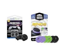 Bundle of KontrolFr PS Freek Performance Thumbsticks Galaxy Negro para PlayStation 4 (PS4) y PlayStation 5 (PS5) + KontrolFr nillo de Precisión | Control de Movimiento con Asistencia de Punt