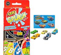 Bundle of Mattel Games UNO Splash Card Game with Water-Resist (Importación USA)