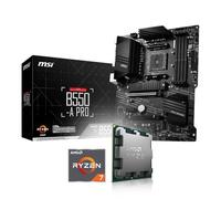 Bundle Ryzen 7 5700X 8X 3.4GHz - Placa base (8 GB, DDR4, MSI B550-A Pro integrada, incluye actualización Bios y control de funciones)