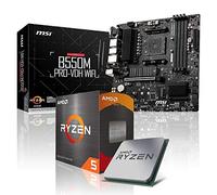 Bundle Ryzen 7 - Kit de actualización de placa base WiFi (5700 x 8 x 4,6 GHz, 32 GB DDR4, B550M Pro-VDH, incluye actualización de BIOS y control de funciones)