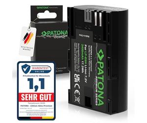 'Bundle Star PATONA Calidad batería para Canon LP-E6 N con Infochip - Sistema de batería inteligente - última generación para canon eos 60d 60Da 70d 80d 5d mark ii III 6d 7d Mark II XC10
