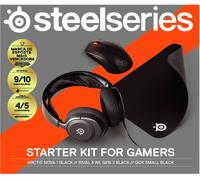 Bundle Starter para Gamers STEELSERIES (Auriculares Arctis Nova 1 + Ratón Rival 3 Wireless + Alfombrilla QcK Small)