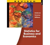 Bundle: Statistics for Business and Economics, Revised (with Printed Access Card), 11th + CengageNOW on WebCT(TM) Printed Access Card
