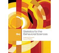 Bundle: Statistics for the Behavioral Sciences, 9th + WebTutor™ on WebCT™ Printed Access Card