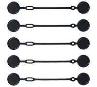 Bundle Strap - 5pcs Magnetic Cord Organizer Silicone Tie Function Holder, Data Strap, Reusable Wire Manager | Home Office Electronics Storage Neat Management Solution