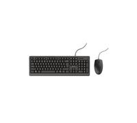 Pack Teclado Trust Primo QWERTY Español Alámbrico Perfil Bajo Negro + Ratón Ambidiestro