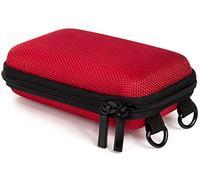Bundlestar Baxxtar Pure S - Funda rígida para cámara Digital con trabilla para el cinturón y Correa Bandolera - Color Rojo (6 x 2,5 x 10,5cm)