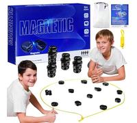 Bundviel Juego magnético, juego de ajedrez magnético portátil, juegos para niños a partir de 6, 7, 8, 9, 10, 11 años, juego de ajedrez para niños, juegos de fiesta de cumpleaños, adecuado para
