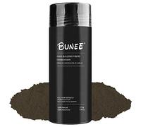 Bunee Fibras Capilares Castaño Medio 27.5g - Microfibras Capilares de Algodón en Polvo 100% Natural para Disimular Calvicie y Alopecia al Instante - Fibra Capilar Hombre y Mujer - Hair Fibers