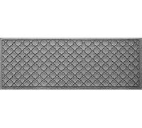 Bungalow - Alfombra para caminos de interiores y exteriores, 56 x 152 cm, antideslizante, fácil de limpiar, atrapa agua y residuos, colección Cordova, color gris