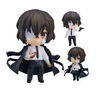 Bungo Stray Dogs Dazai Osamu - Figura de anime movible de 10 cm, accesorios intercambiables, figura de acción, colección de escritorio, regalos para fanáticos