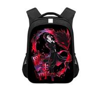 Bungo Stray Dogs Mochila de anime Nakahara Chuuya Dazai Osamu, mochila escolar de lona impresa en 3D, bolsa para laptop, bolsa de viaje para niños y niñas, Akutagawa Ryunosuke, 44*30.5*16CM