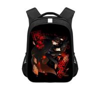 Bungo Stray Dogs Mochila de anime Nakahara Chuuya Dazai Osamu, mochila escolar de lona impresa en 3D, bolsa para laptop, bolsa de viaje para niños y niñas, Nakahara Chuuya, 44*30.5*16CM