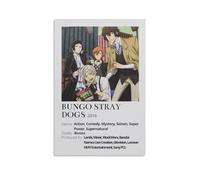 Bungou Stray Dogs - Póster de anime japonés, 30 pósteres de pared para decoración del hogar, lienzo, pintura en lienzo, 30 x 45 cm