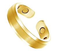 BUNIQ Anillo magnético para Drenaje linfático - Anillo de Descarga linfatica para Mujeres y Hombres - Anillo terapéutico magnético para Descarga linfática para aliviar el Dolor de estrés Hombres