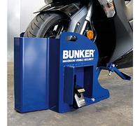 Bunker BP68S Antirrobo Scooter Parking Máxima Seguridad, con Calzo de Rueda Ajustable, Anclaje Scooter Blindado, Candado Acero