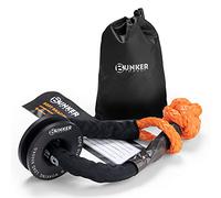 BUNKER INDUST Grillete sintético Suave con Anillo de cabrestante, Anillo de recuperación, Correas de Remolque, Kit de polea de Bloque, Accesorios de cabrestante para Todoterreno, ATV, UTV, Jeep,