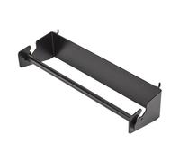 Bunker Negro Papel Toalla Portarrollos Se Conecta A Panel Perforado W 340 X Alto