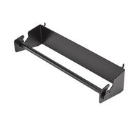 Bunker Negro Papel Toalla Portarrollos Se Conecta A Panel Perforado W 340 X Alto