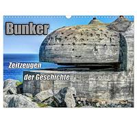 Bunker Zeitzeugen der Geschichte (Wandkalender 2026 DIN A3 quer), CALVENDO Monatskalender: Bunker - Monumente aus Stahl und Beton