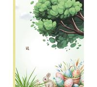 Bunnies in the Spring: Composition Style Wide-Ruled Notebook/Journal
