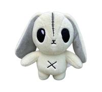 Bunny Animal - Collectible Home Decor for Gothic Style Lovers, Plush Rabbit Toy with Soft Material, Stuffed Animal for Office Travel Holiday Adults Kids Girls Boys Bedroom Living Room Sofa 9.84 Inches