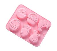 Bunny Baking Mold - Flexible Reusable Silicona, Handmade Silicone Mold, Easter Themed Candy Chocolate Pastry Shape | Suitable for Gummies Cupcakes Fudge Candy Jelly Ice Soap Easter Party