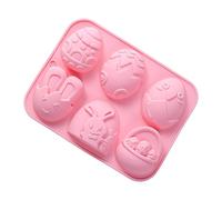 Bunny Baking Mold - Flexible Reusable Silicona, Handmade Silicone Mold, Easter Themed Candy Chocolate Pastry Shape | Suitable for Gummies Cupcakes Fudge Candy Jelly Ice Soap Easter Party