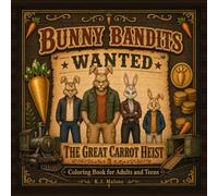 Bunny Bandits: The Great Carrot Heist Coloring Book For Adults And Teens
