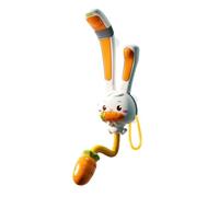 Bunny Bath Sprayer Toy - Kids Bathing Water Shower Toys, Cute Bunny-Shaped Bath Toy with Double Nozzle, Electric Water Sprayer | for and Kids, Daycare, Home, Restroom, Hotel, Travel, Pool