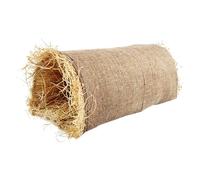 Bunny Bed - Natural Woven Tunnel Toy, Sleeping Nest Lounge, Indoor Outdoor Play House Retreat, Small Animal Activity Center Habitat Decor, Chewing Grass Hut | For Rabbit Guinea Pig Chinchilla
