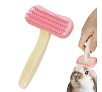 Bunny Brush For Grooming - Soft Shedding Silicone Cleaning Comb | Cat Grooming Brush, For Cleaning Bath Pets Rabbits Hamster Small Animal Home House Indoor