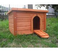 BUNNY BUSINESS Conejo/Conejillo de Indias Deluxe Hide House/Run Hutch, 60 × 40 × 40 cm (Rojo-Deluxe-escondite)
