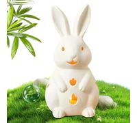 Bunny Candlestick Holder | Resin Rabbit Candlestick Holder Easter Ornament,Windowsill Bunny Decoration,for Centerpiece Spring Holiday Party Mantle Fireplace Office Home Windowsill
