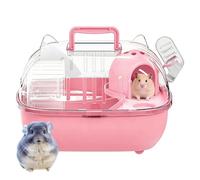 Bunny Carrier | Portable Hamster Carrier For Travel-Cage with Ventilation Holes | Travel Hamster Cage| For Pet Mice Dwarf Ham-ster Gerbils Rabbits Rodents Lizards Transport Short Trip Car Outing