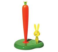 Alessi Bunny & Carrot Portarrollos de Cocina, Multicolor, 29,4cm