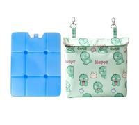 Bunny Cooling Pouch - Hamster Cage Ice Pack | Small Animal Cooling Bag | Hedgehog Nest Ice Pack Chinchilla House Ice Pack for Pet Parents Trainers Animal Lovers Home Office Bedroom