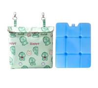 Bunny Cooling Pouch | Pet Cage Ice Pack | Summer Hedgehog Cooling Pouch | Dwarf Hamster Nest Ice Pack for Pet Parents Trainers Bedroom Living Room Study Apartment Home Office Balcony Garden