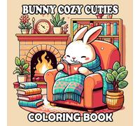 Bunny Cozy Cuties coloring book: for Adults and Kids Relaxing and Adorable Bunny Designs for All Ages