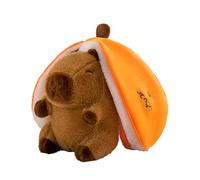 Bunny de peluche reversible - juguete de aguacate, almohada animal suave | Pequeña Capybara Shape Poll de peluche para ellos, bonito juguete transformador para abrazos, pantalla de cama, regalo de