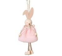 Bunny Easter Decoration, Funny Easter Tree Ornaments, Creative Bunny Decorative Ornament, Hangable Rabbit Decor for Festive Home, Wall, Door, Window 18 x 8 x 3 cm