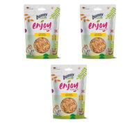 Bunny EnjoyNature Das wurmt | 3 unidades | 3 x 60 g | Alimento individual para hámsters, ratones de color, jerbos y ratas, rico en ácidos grasos Omega, fuente de proteínas de alta calidad