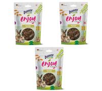 Bunny EnjoyNature - Maderas de pera | 3 unidades | 3 x 100 g | Alimento individual para conejos enanos y otros roedores | Uso natural e intensivo para roedores