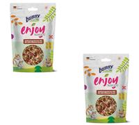 Bunny EnjoyNature - Mezcla de larvas de gusanos de seda | Paquete doble | 2 x 40 g | Complemento natural para roedores | Puede proporcionar valiosas proteínas y aminoácidos esenciales
