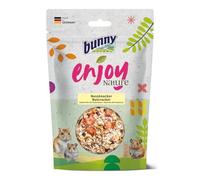 Bunny EnjoyNature Mezcla de semillas de cascanueces, 150 g, alimento complementario para roedores pequeños, con avellanas y gusanos de la harina