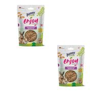 Bunny EnjoyNature Raíces de diente de león | Paquete doble | 2 x 100 g | Alimento único para conejos y roedores enanos | Rico en vitaminas B, C y E | 100% natural | Sin aditivos ni potenciadores del