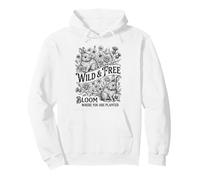Bunny Floral Art Bloom Where You Are Planted Cita Vintage Sudadera con Capucha