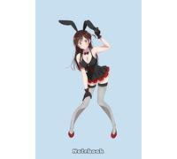 Bunny Girl Chizurru San From Rent A Girlfriend Anime Notebook: 6x9 120 Pages, Diary, Matte Finish Cover, Planner, Journal, 6Lined College Ruled Paper
