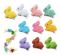 Bunny Hair Clips - 10 piezas lindo suave sin tirantes agarre para el pelo | Cute Plush Bunny Hair Clip For Kids Teens Women Teenagers Children Daughter And Others