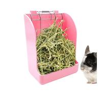 Bunny Havingers - Dispensador de heno de conejo para animales pequeños, soporte de autoalimentación, soporte para heno de conejo, accesorios en jaula para conejos para animales